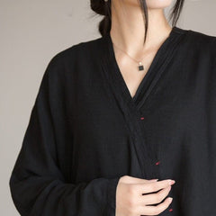 Kumi Loose Linen Blouse | Zen Buddhatrends