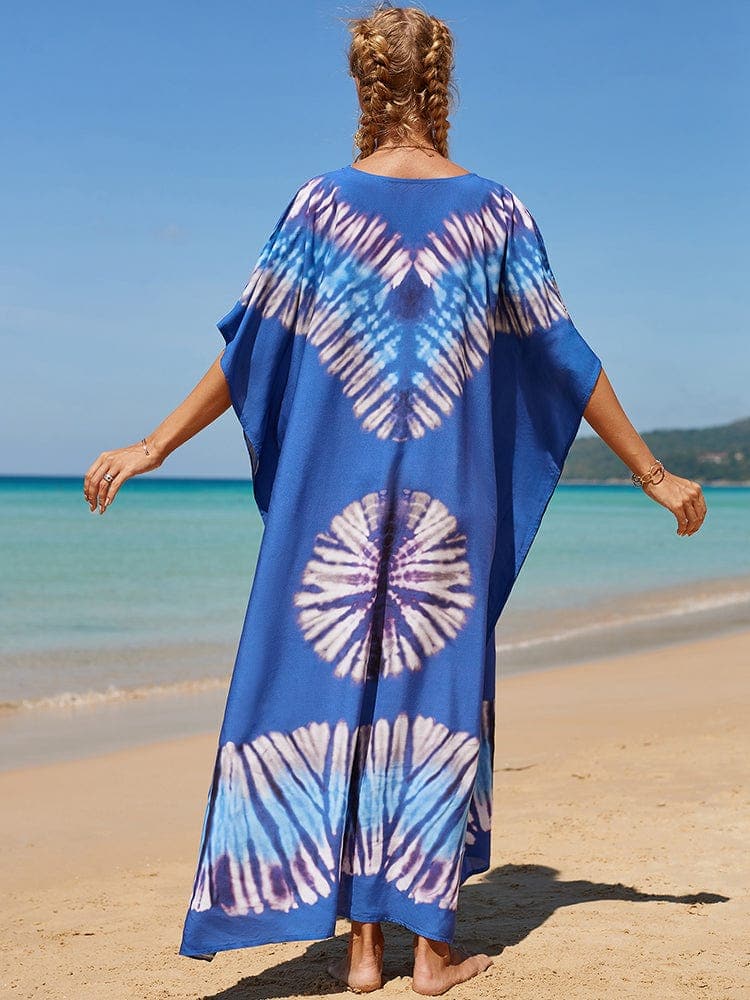 Hathai Tie Dye Kaftan Dress Buddhatrends