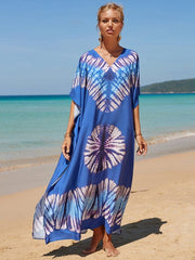 Hathai Tie Dye Kaftan Dress Buddhatrends