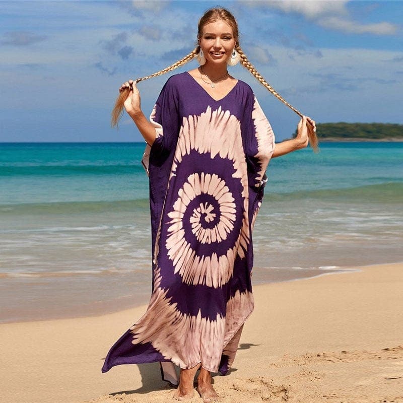 Indigo Tie Dye Dress Buddhatrends