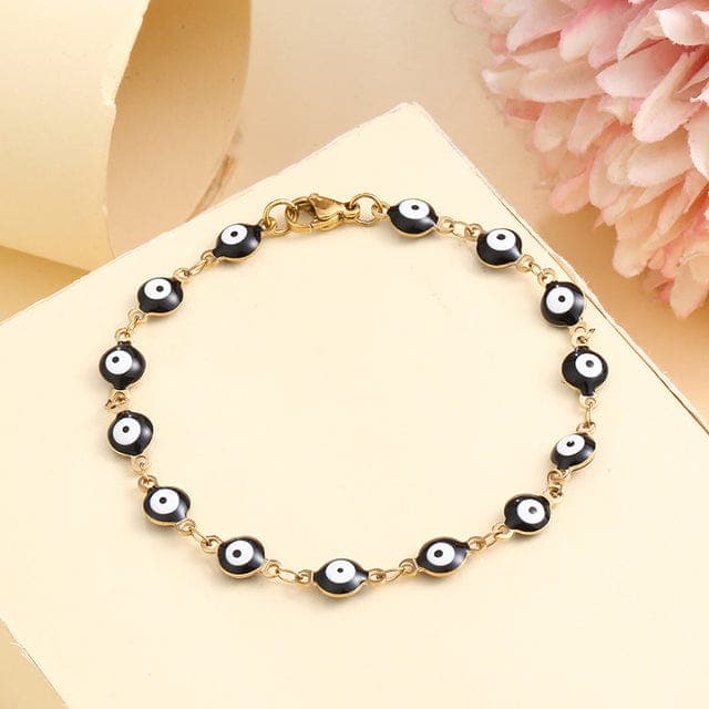 Evil Eye Stainless Steel Bracelet - Buddhatrends