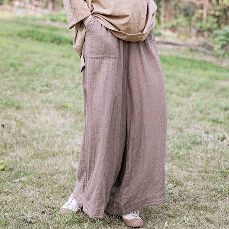 Casual Zen Cotton Pants | Lotus Buddhatrends