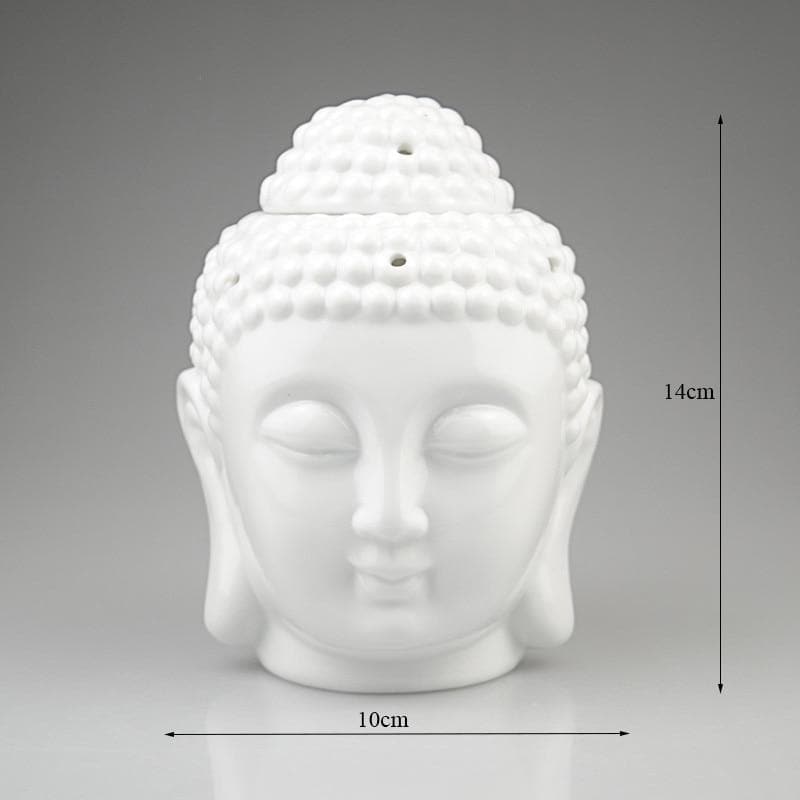 Ceramic Buddha Head Aromatherapy Diffuser Buddhatrends