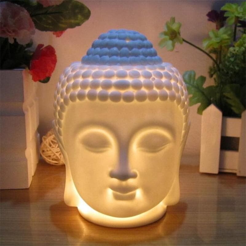 Ceramic Buddha Head Aromatherapy Diffuser Buddhatrends