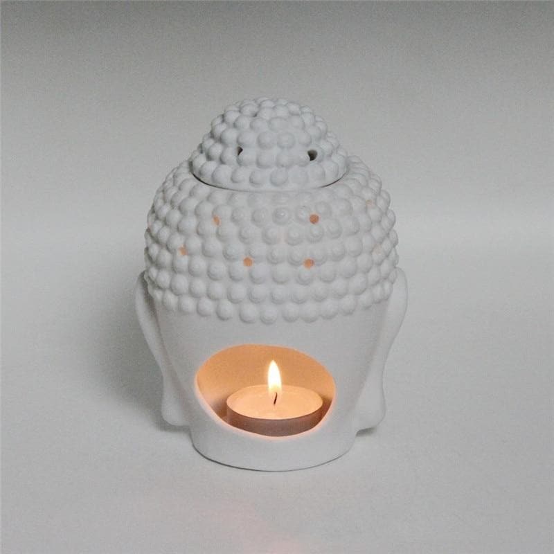 Ceramic Buddha Head Aromatherapy Diffuser Buddhatrends