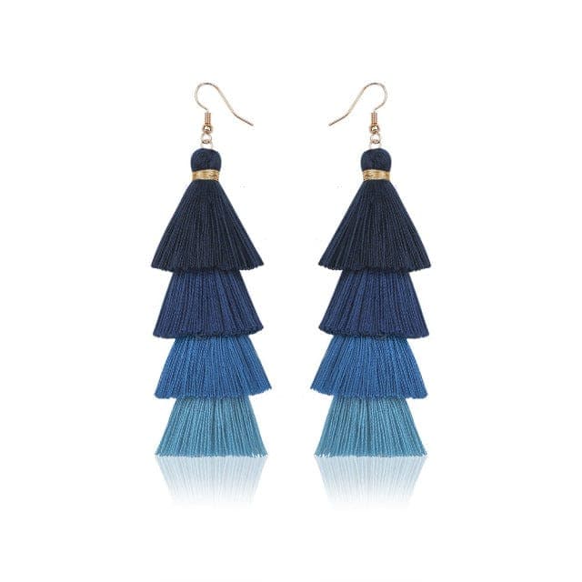 Multilayer Bohemian Tassel Earrings Buddhatrends