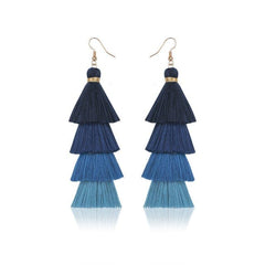 Multilayer Bohemian Tassel Earrings Buddhatrends