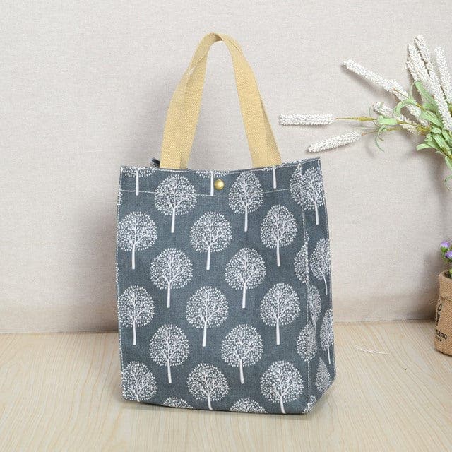 Funky Printed Canvas Shopper Tote Buddhatrends