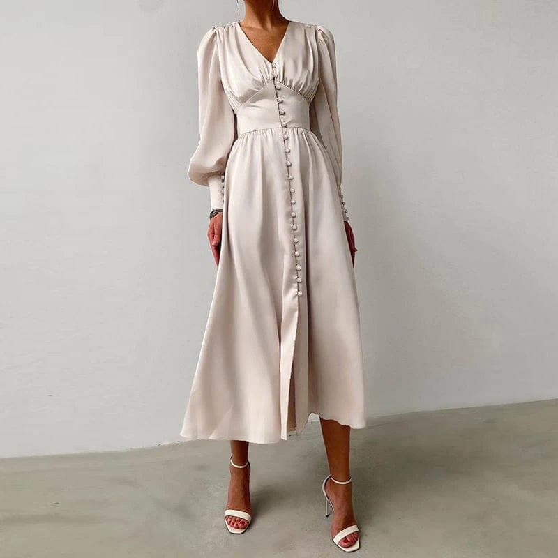 Maliyah Elegant Midi Dress Buddhatrends