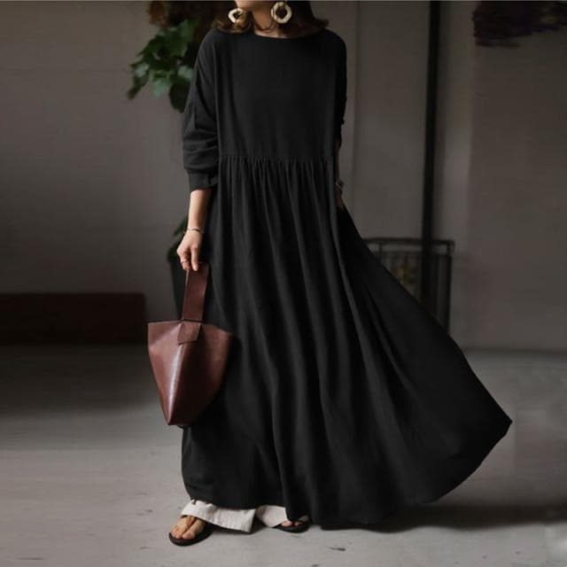 Mia Oversized Pleated Dress Buddhatrends