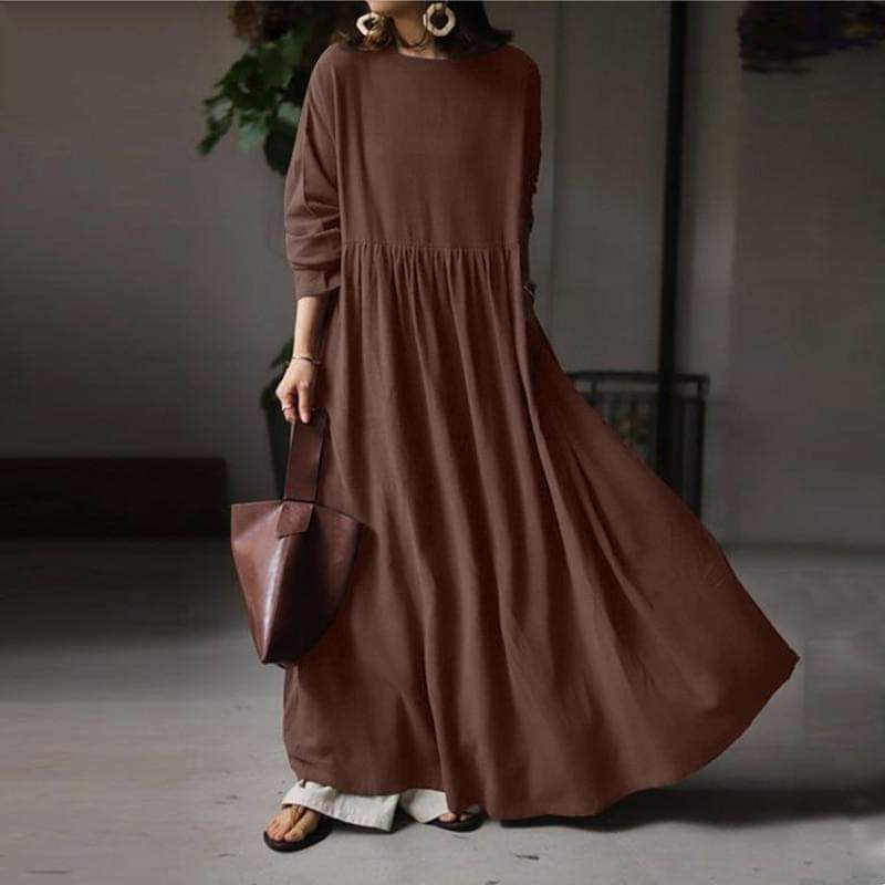 Mia Oversized Pleated Dress Buddhatrends