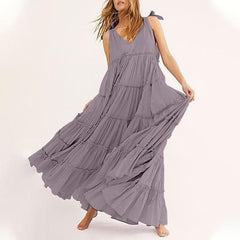 Scarlett Bohemian Ruffle Dress Buddhatrends