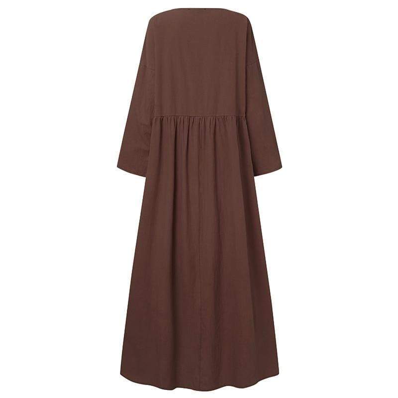 Mia Oversized Pleated Dress Buddhatrends