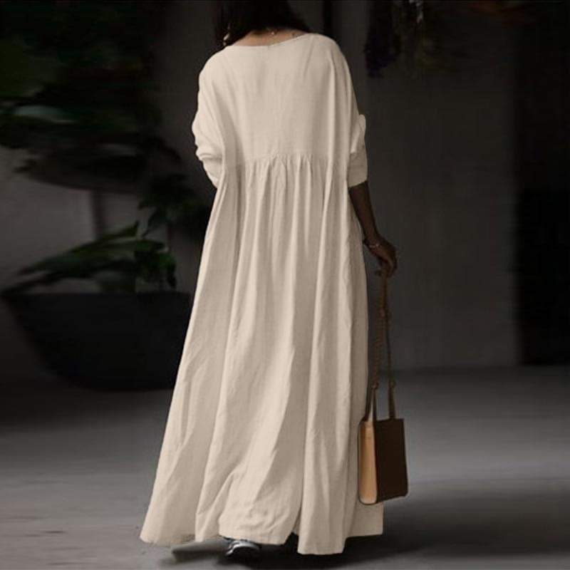 Mia Oversized Pleated Dress Buddhatrends