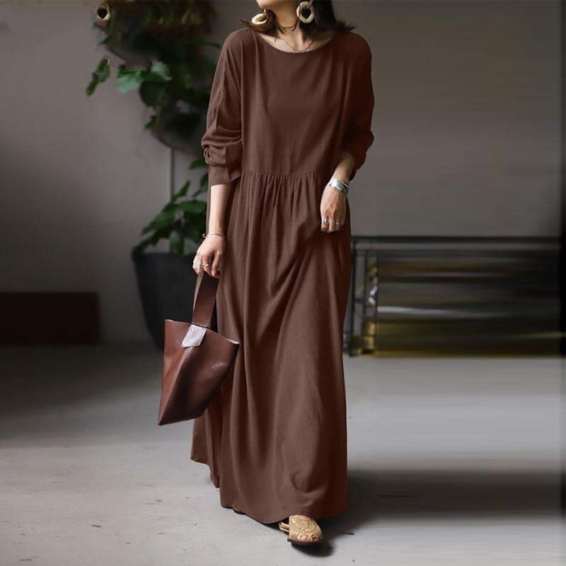 Mia Oversized Pleated Dress Buddhatrends