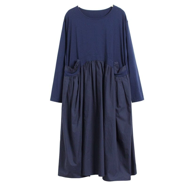 Lana Long Sleeve Pleated Dress Buddhatrends