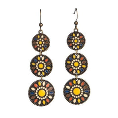 Aya Tribal Water Drop Earrings Buddhatrends