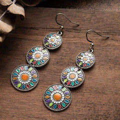 Aya Tribal Water Drop Earrings Buddhatrends