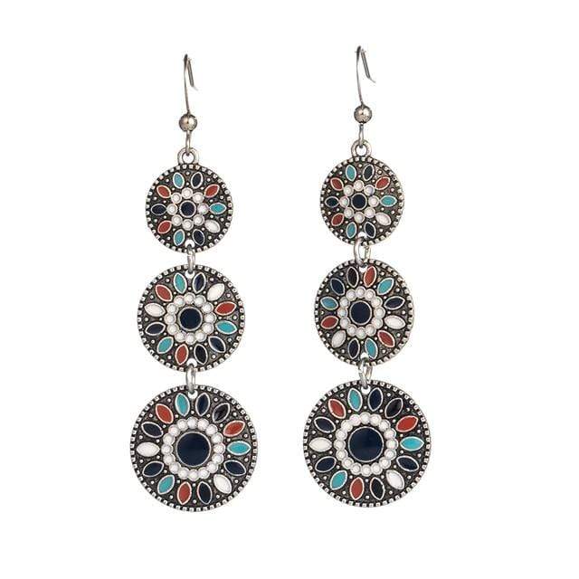 Aya Tribal Water Drop Earrings Buddhatrends