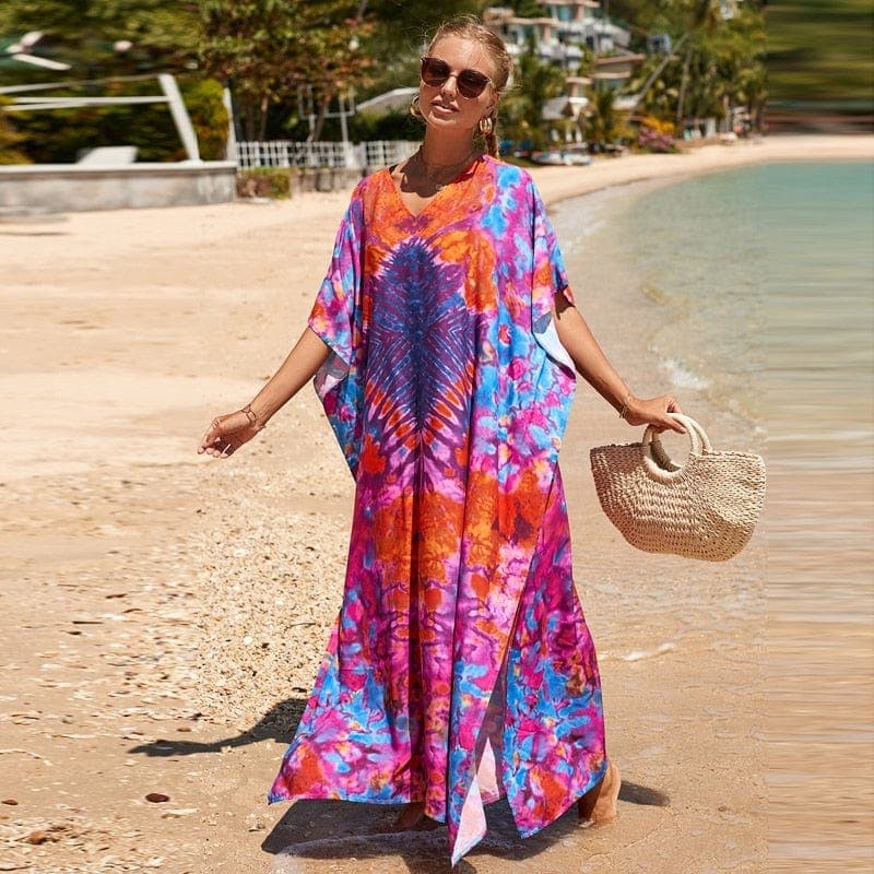 Enlightened Tie-Dye Dress Buddhatrends