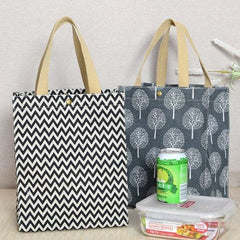 Funky Printed Canvas Shopper Tote Buddhatrends