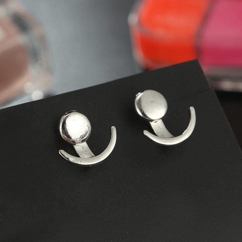 Celestial Full Moon & Moon Crescent Earrings Buddhatrends