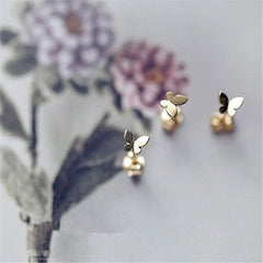 Glossy Butterflies 925 Sterling Silver Earring Buddhatrends