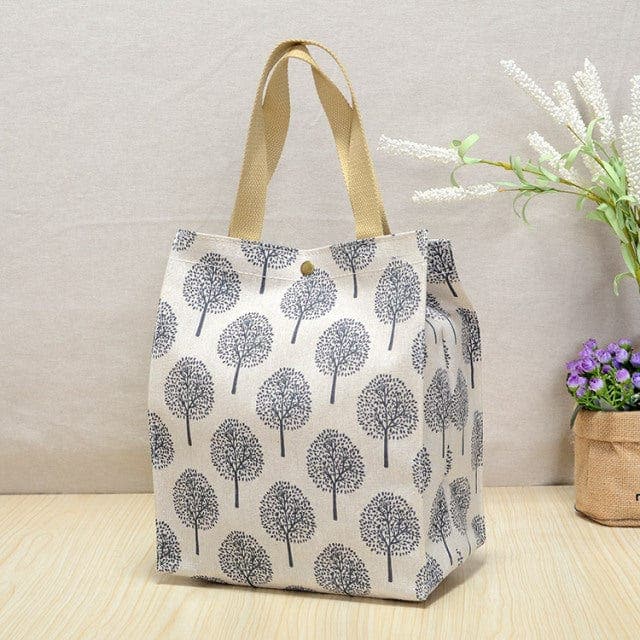 Funky Printed Canvas Shopper Tote Buddhatrends