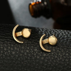 Celestial Full Moon & Moon Crescent Earrings Buddhatrends