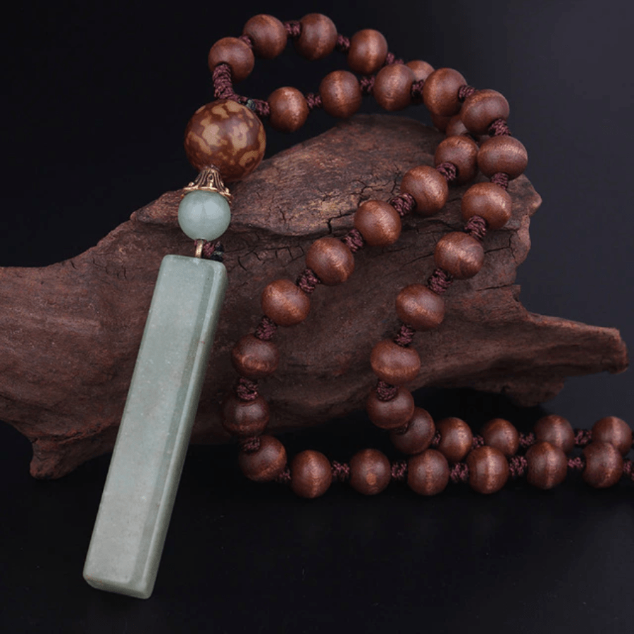 Anpu Tibetan Sandalwood Necklace Buddhatrends