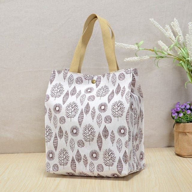 Funky Printed Canvas Shopper Tote Buddhatrends