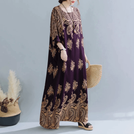 Imperial Beauty Kaftan Dress Buddhatrends