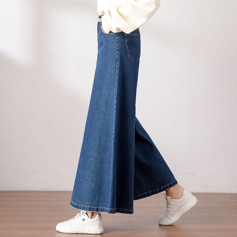 High Waist Oversized Bell Bottom Jeans Buddhatrends