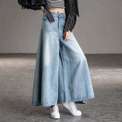 High Waist Oversized Bell Bottom Jeans Buddhatrends