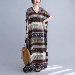 Traveling Gypsy Tribal Kaftan Dress Buddhatrends