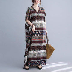 Traveling Gypsy Tribal Kaftan Dress Buddhatrends