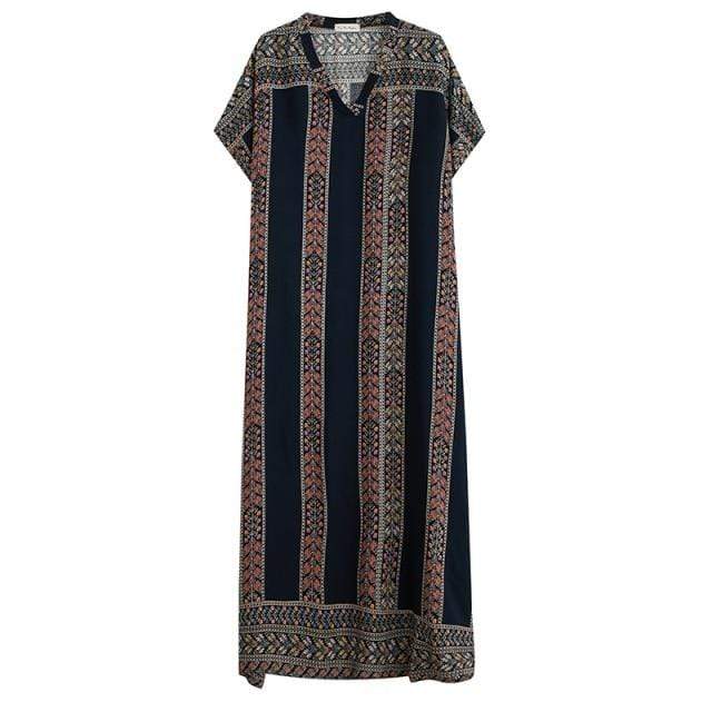 Traveling Gypsy Tribal Kaftan Dress Buddhatrends