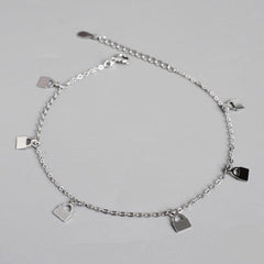 Keyed Padlocks Pendants 925 Sterling Silver Anklet Buddhatrends