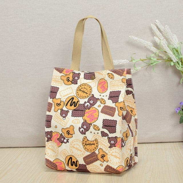 Funky Printed Canvas Shopper Tote Buddhatrends