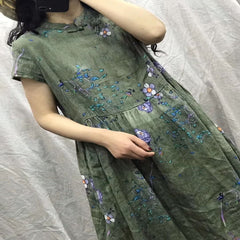 Kira Floral Chinese Dress Buddhatrends