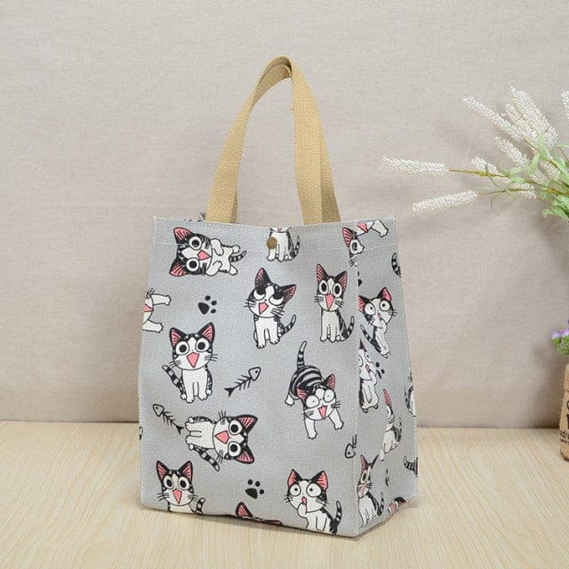 Funky Printed Canvas Shopper Tote Buddhatrends