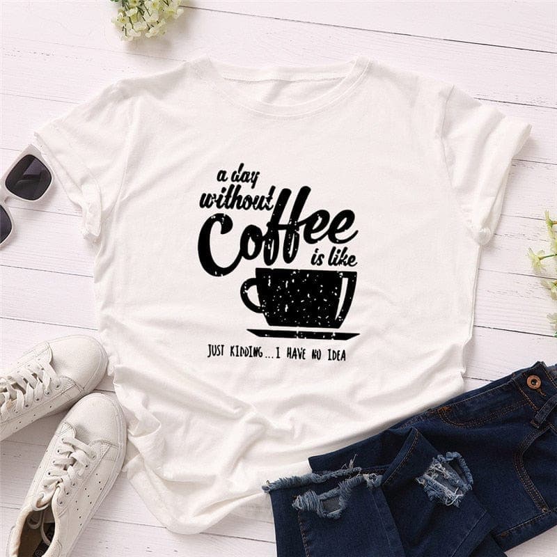 Coffee Lover Graphic Tee Buddhatrends