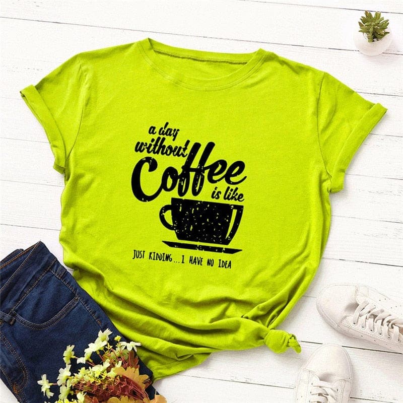 Coffee Lover Graphic Tee Buddhatrends