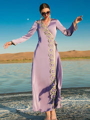 The Oasis Long Sleeve Kaftan Dress | Mandala Buddhatrends