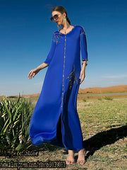 Marocain Satin Abaya Dress | Mandala Buddhatrends