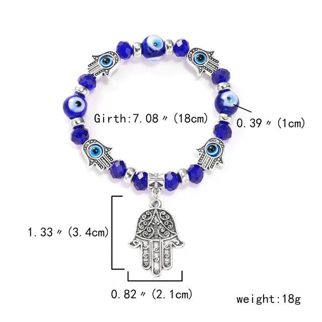 Evil Eye Handmade Beaded Bracelet Buddhatrends