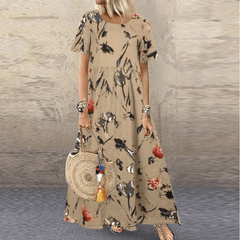 Mona Bohemian Floral Maxi Dress Buddhatrends