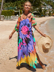 Woodstock Tie Dye Beach Dress Buddhatrends