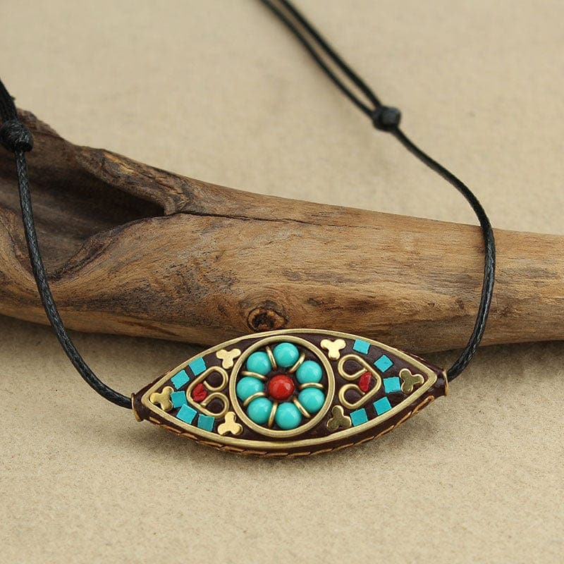 Nepal Eye Pendant Necklace Buddhatrends