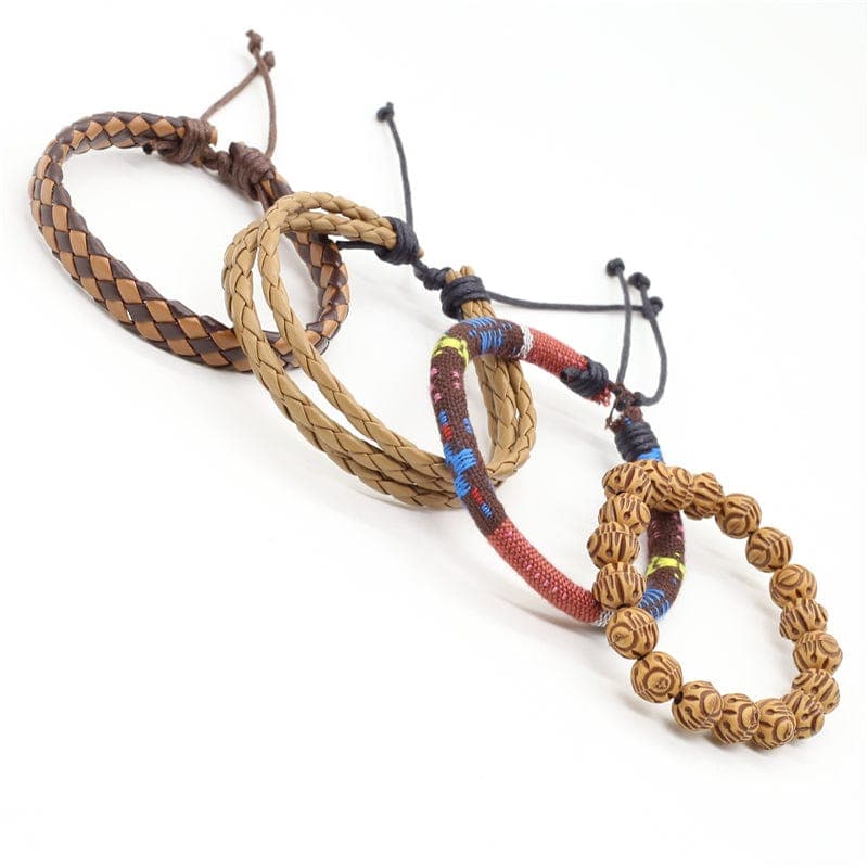 Nyishi Tribe Multi Layer Bracelet Set Buddhatrends